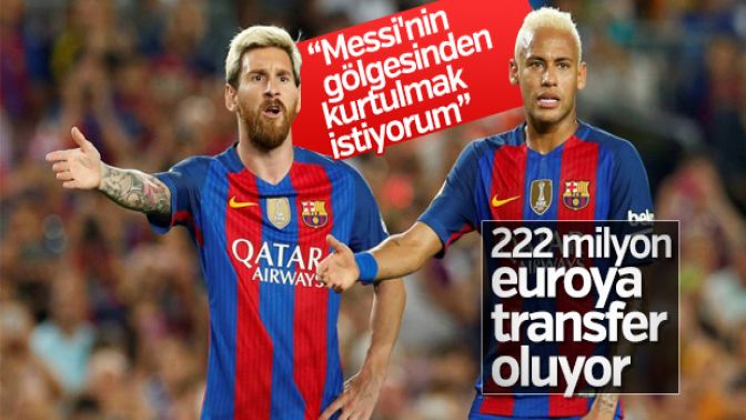 Neymar PSGye transfer oluyor