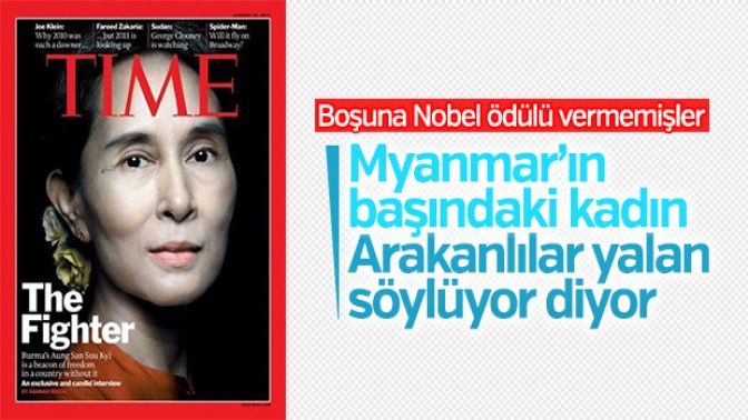 Nobel Barış Ödüllü Aung Arakan çıkışıyla tepki topluyor