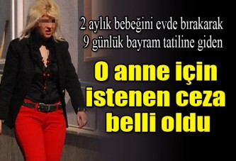 ’O’ anneye 25 yıl hapis istemi