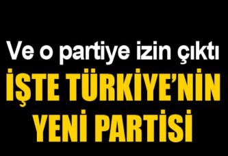 O partiye izin çıktı..