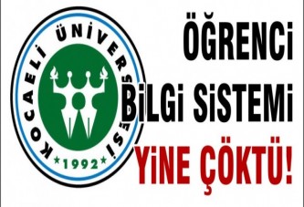 Öğrenci Bilgi Sistemi Yine Çöktü