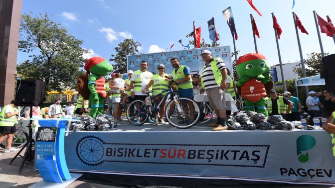 Pedallar bu kez geri dönüşüm için çevrildi