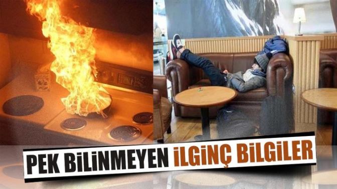 Pek bilinmeyen ilginç bilgiler