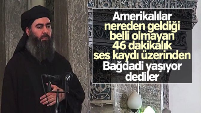 Pentagon: Bağdadinin yaşadığına inanıyoruz