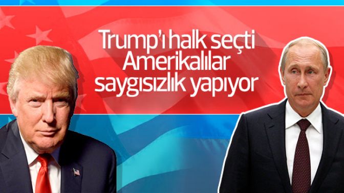 Putinden Amerikalılara: Trumpa saygı duyun