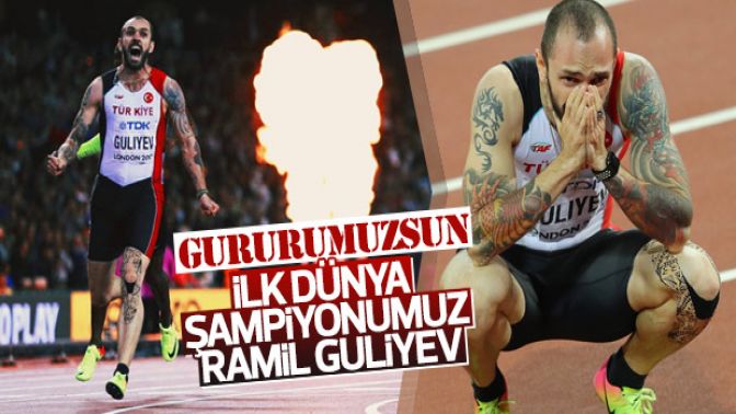 Ramil Guliyev altın madalya kazandı