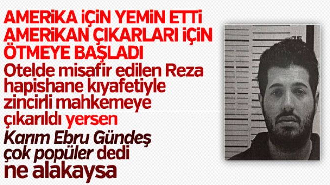 Reza Zarrab konuşmaya başladı