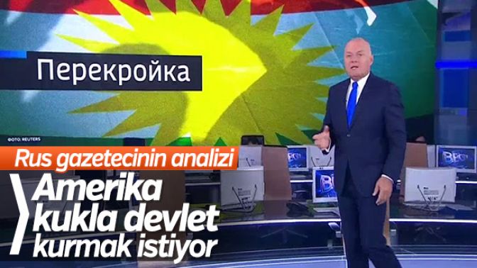 Rus televizyonunda ABDnin Kürt oyunu deşifre edildi