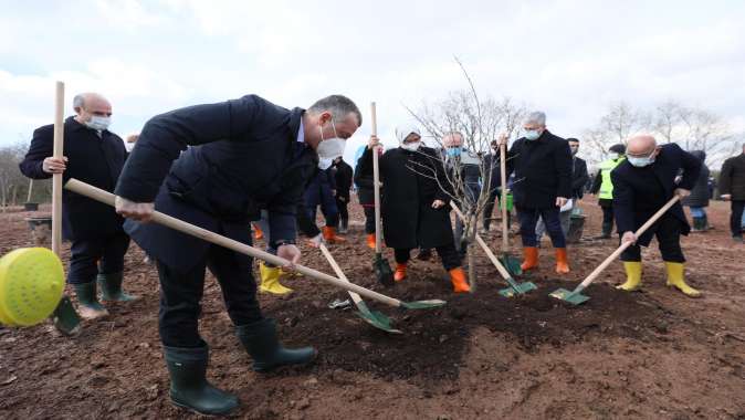 Sağlık çalışanlarına hatıra ormanı