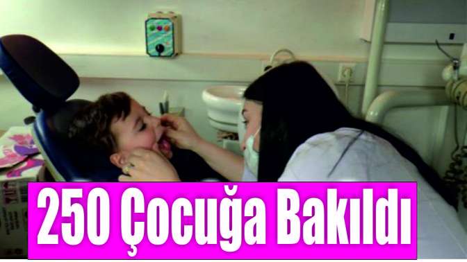 Sağlık sokağında iki günde 250 çocuğa bakıldı