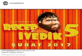 Şahan Gökbakar'dan 'Recep İvedik 5' müjdesi