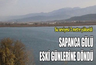 Sapanca Gölü eski günlerine döndü