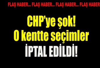 Seçimler İptal