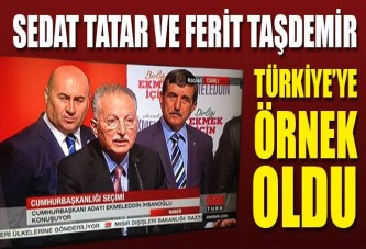 Sedat Tatar ve Ferit Taşdemir Türkiye’ye örnek oldu