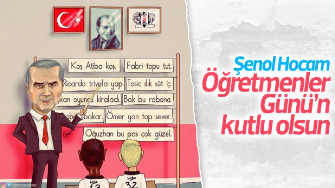 Şenol Güneşin Öğretmenler Günü karikatürü