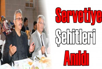 Servetiye Şehitleri anıldı