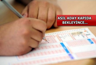 Sınava başkasının yerine girmeye çalışan kişi yakalandı