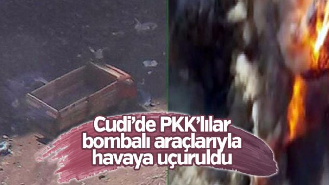 Şırnakta PKKnın bombalı aracı imha edildi