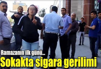 Sokakta sigara tartışması karakolda bitti