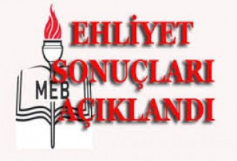 Sonuçlar Açıklandı