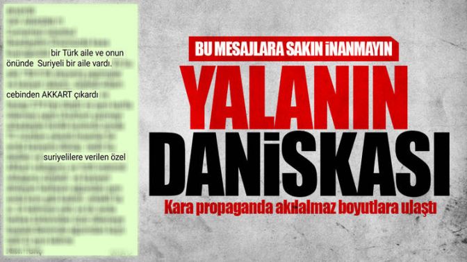 Suriyeli kara propagandasında yalanın sınırları zorlanıyor!