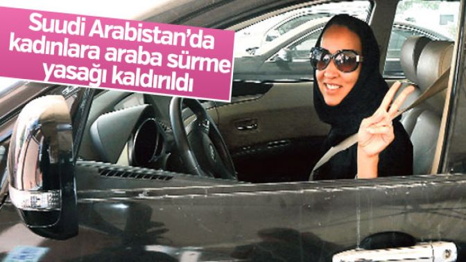 Suudi Arabistanda kadınlar ehliyet hakkı