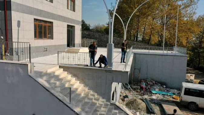 Tavşantepe Cemevi’nde son rötuşlar yapılıyor