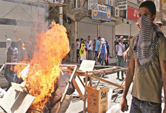 Terörist yuvası Kobani’de teröristlere şehir savaşı eğitimi!