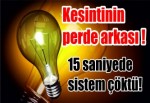 15 saniyede sistem çöktü!