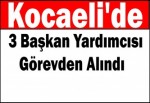 3 başkan yardımcısı görevden alındı