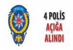 4 polis açığa alındı