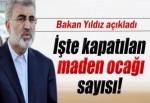 "94 Maden Ocağı Kapatıldı"