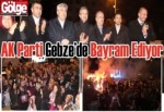 AK Parti Gebze’de bayram ediyor