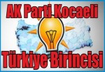 AK Parti Kocaeli, Türkiye birincisi