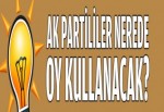 AK Partililer nerede oy kullanacak?