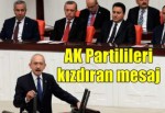 AK Partilileri kızdıran mesaj