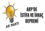 AKP’de istifa ve ihraç depremi