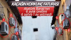 Atatürk Barajı'nın ürettiği elektrik 6 şehre 1 ay yetmedi