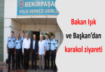 Bakan ve Başkan’dan karakol ziyareti