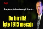 Başbakan'dan 1915 mesajı