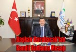 Başkan Karabacak'tan Kandil Kutlama Mesajı