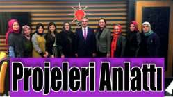 Başkan Köşker AK Kadınlara projeleri anlattı