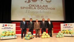 Başkan Köşker’den okullara sportif destek!