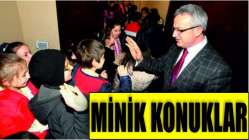 Başkan Köşker’in minik konukları