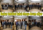 Başkan tebrikleri kabul etmeye devam ediyor