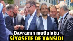 Bayramın mutluluğu siyasete de yansıdı