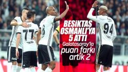 Beşiktaş Osmanlı'ya 5 attı