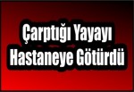 Çarptığı Yayayı Hastaneye Götürdü