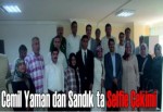 Cemil Yaman dan Sandık ta Selfie Çekimi