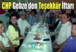 CHP Gebze’den teşekkür iftarı